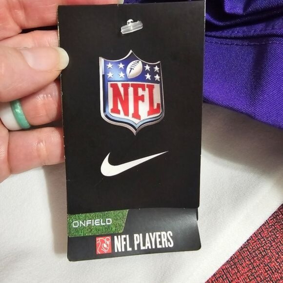Nike NFL Vikings 2012 On Field Jersey Sz 3X 5G Blank Minnesota Football NWT - Picture 10 of 13